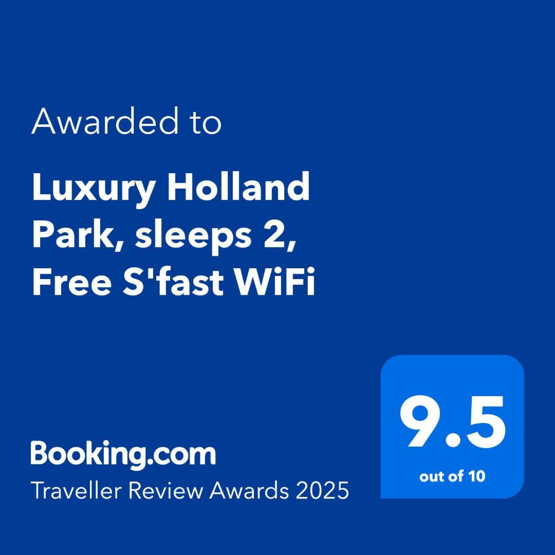 Luxury Holland Park, Sleeps 2, Free S'Fast Wifi Apartment Londra Exterior foto